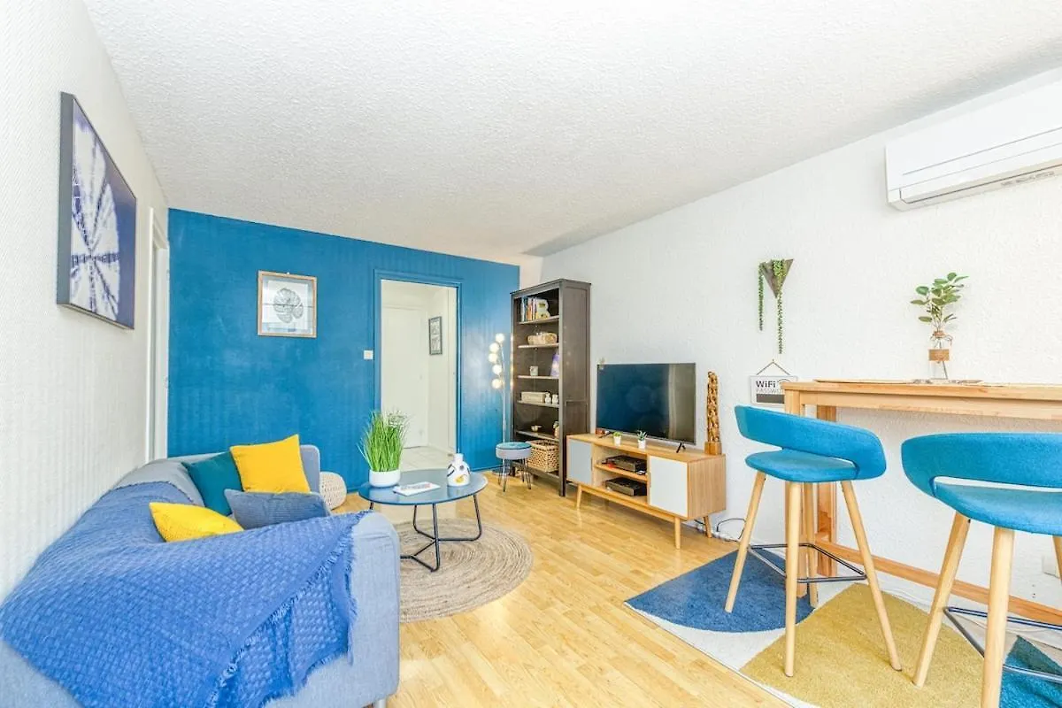 Charming T2, Wifi, Air Conditioning, Balcony Grenoble Appartement